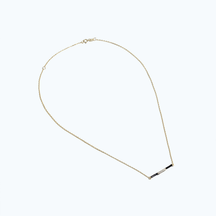 Sydney Enamel Bar Necklace