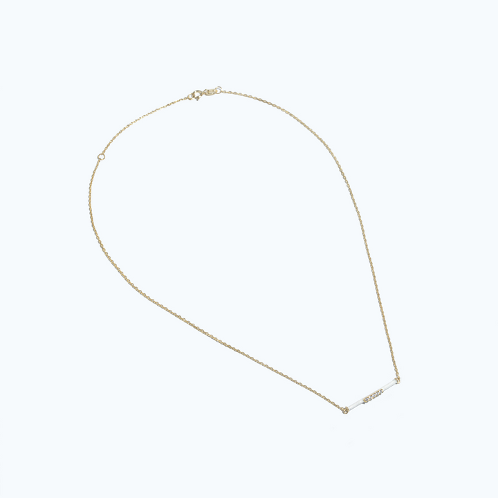 Sydney Enamel Bar Necklace