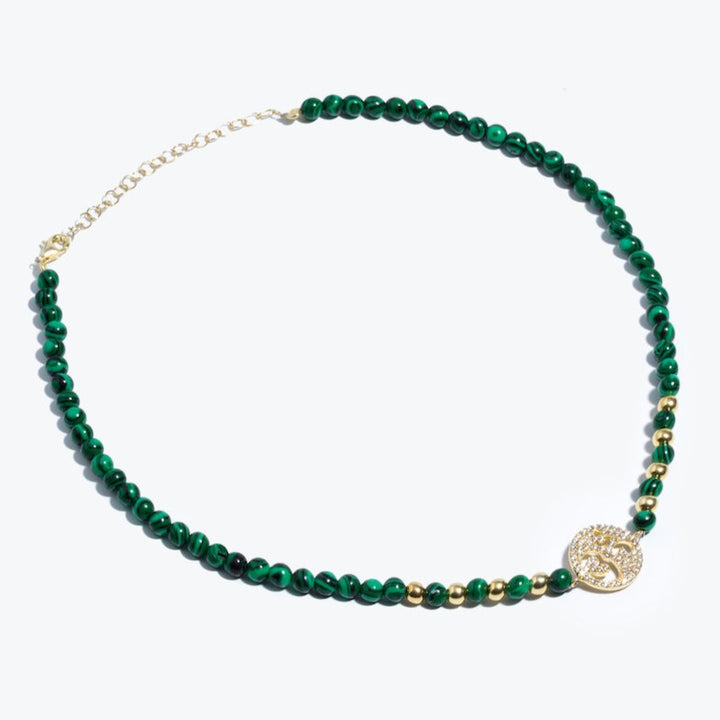 Udaipur Om Malachite Necklace