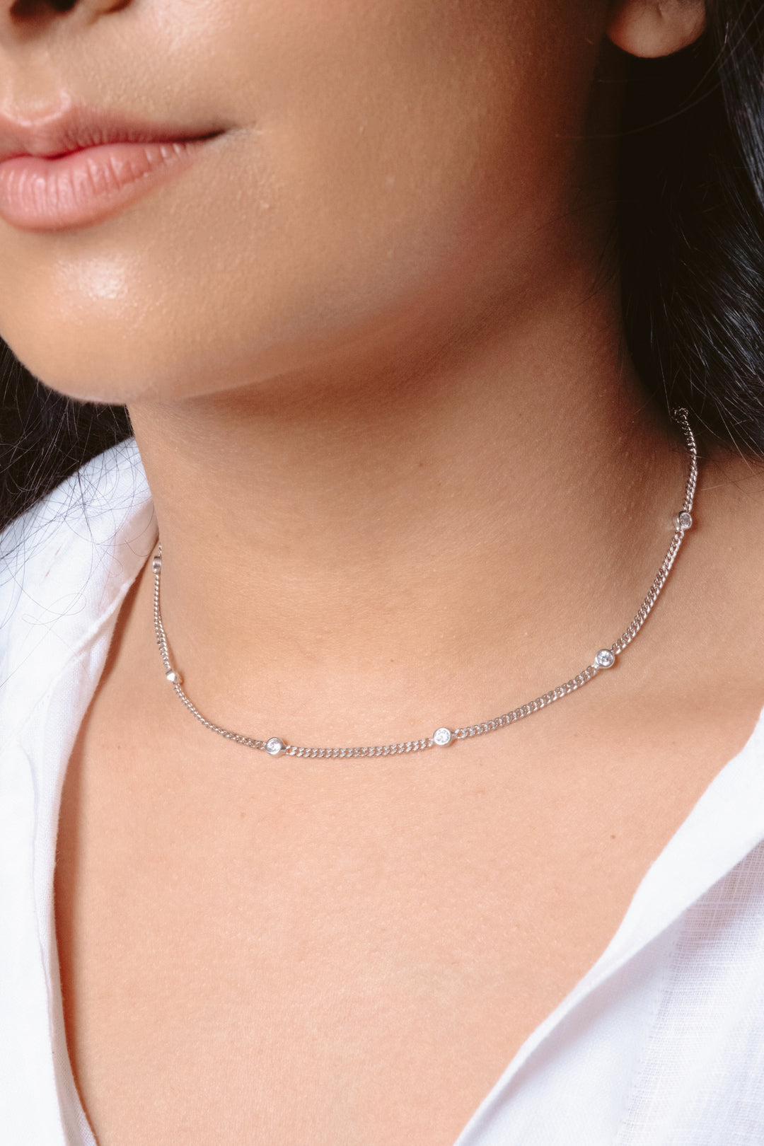 Bordeaux Diamond Choker