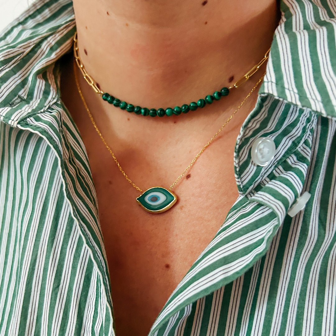 Atlanta Malachite Choker