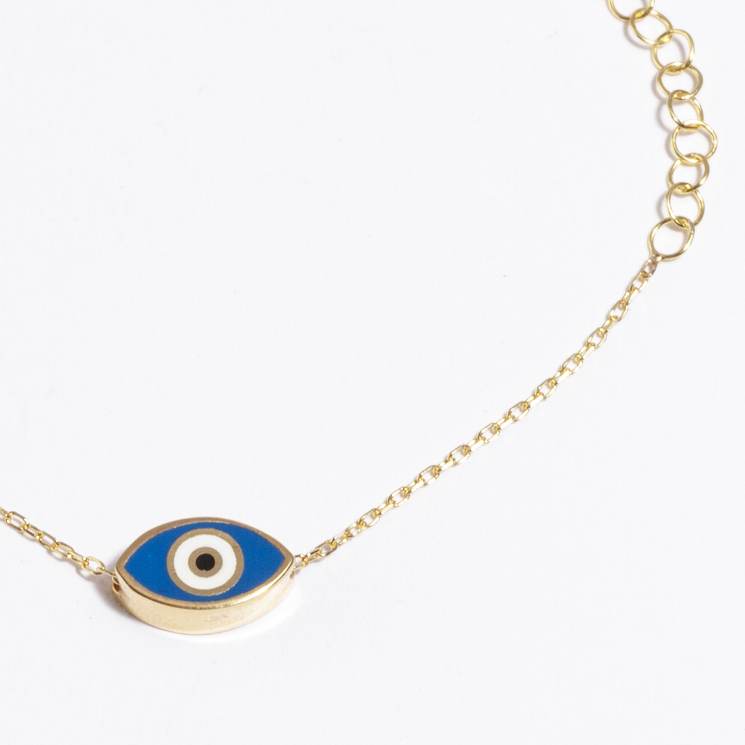 Accra Enamel Evil Eye Bracelet