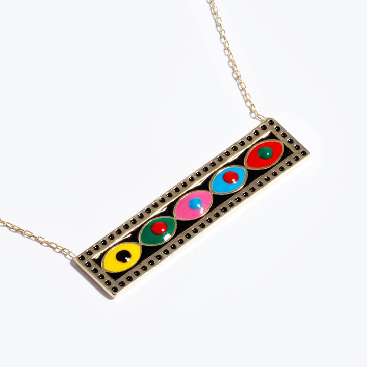 Avignon Colourful Evil Eye Necklace