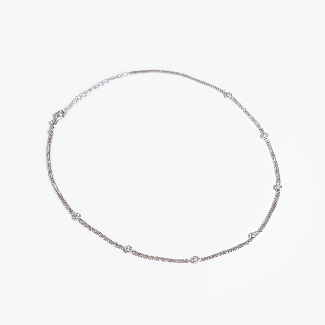 Bordeaux Diamond Choker