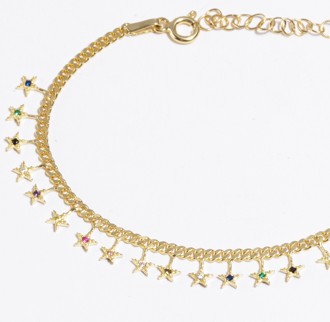 Chicago Multicolour Star Bracelet