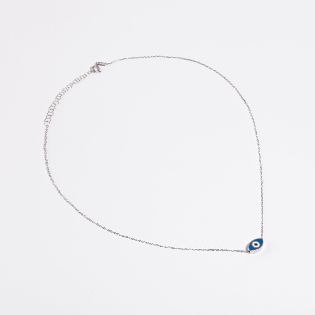 Accra Enamel Evil Eye Necklace