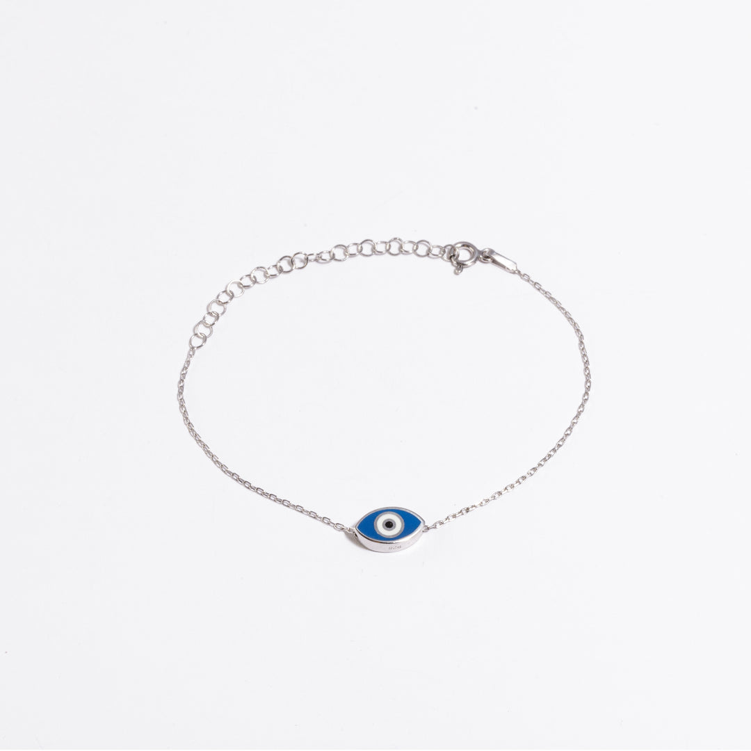 Accra Enamel Evil Eye Bracelet