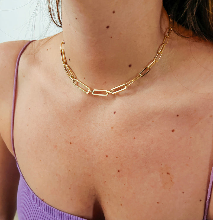 Saint Tropez Paperclip Choker