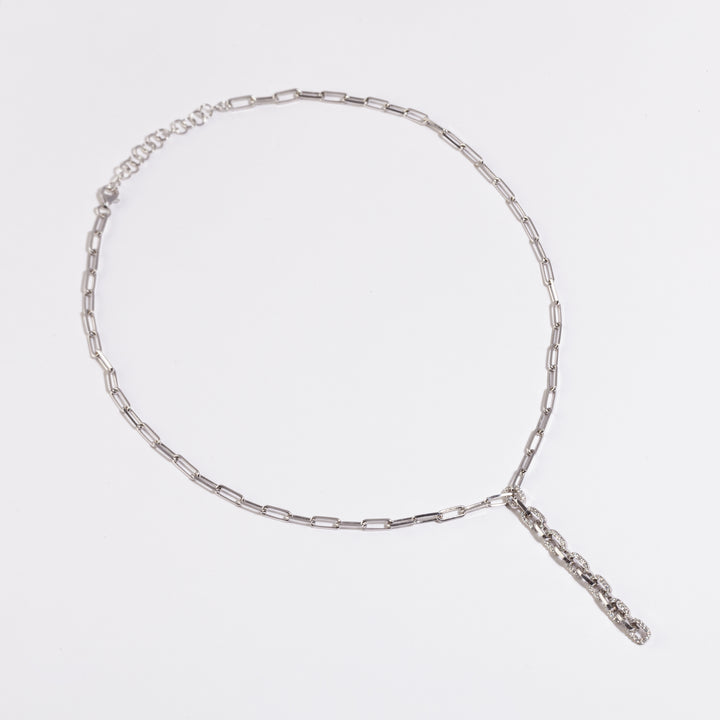 Manila Chain Lariat Necklace