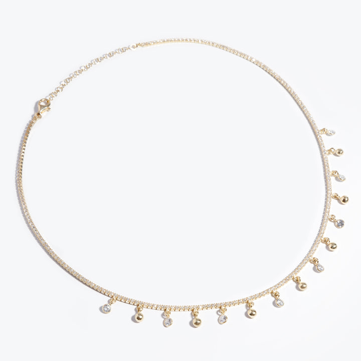 Miami Diamond Droplet Choker