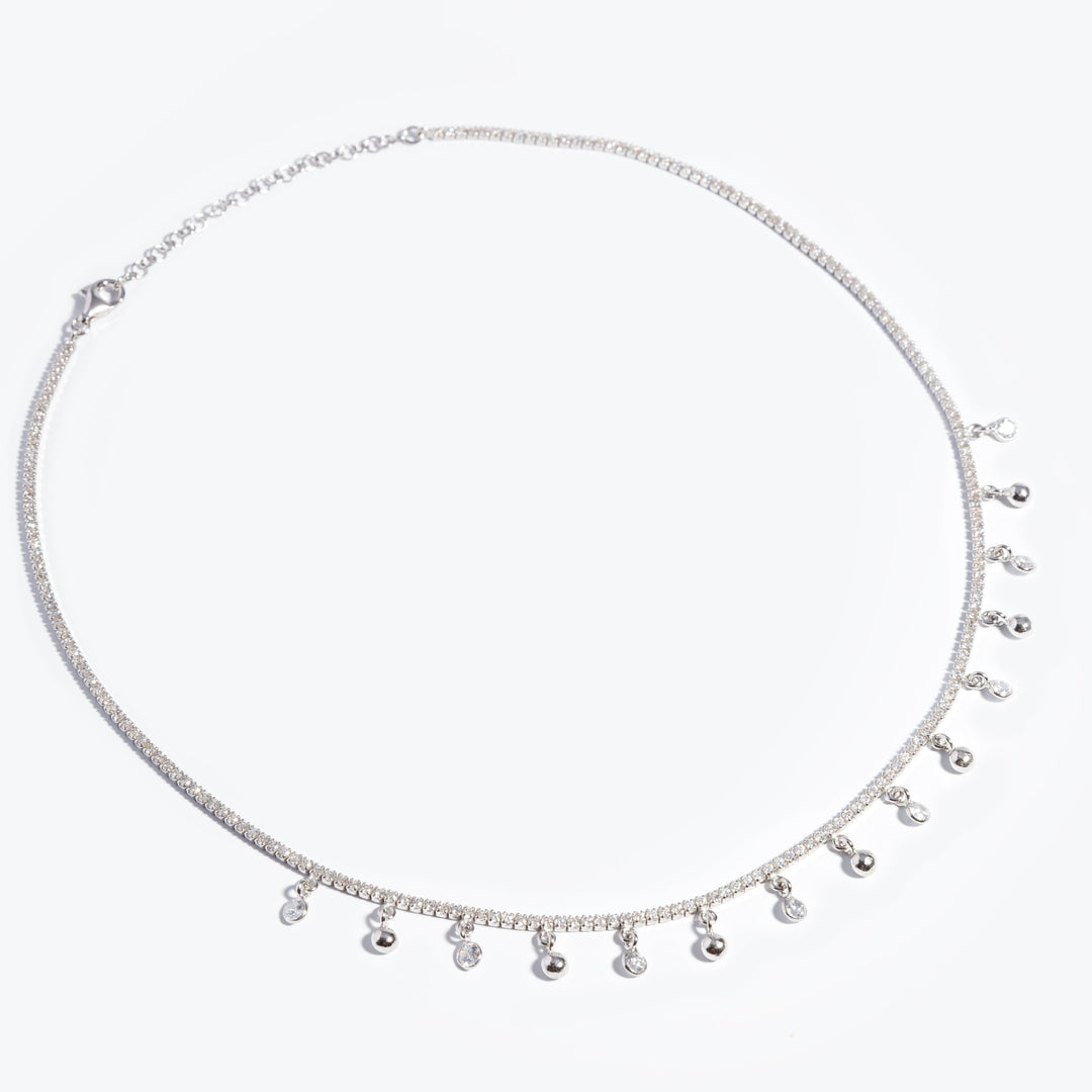 Miami Diamond Droplet Choker