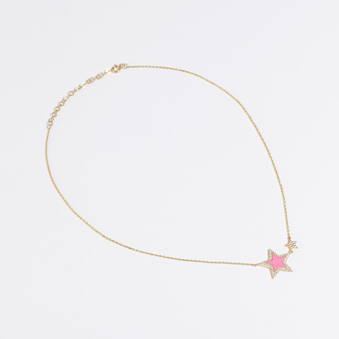 Antalya Enamel Star Necklace