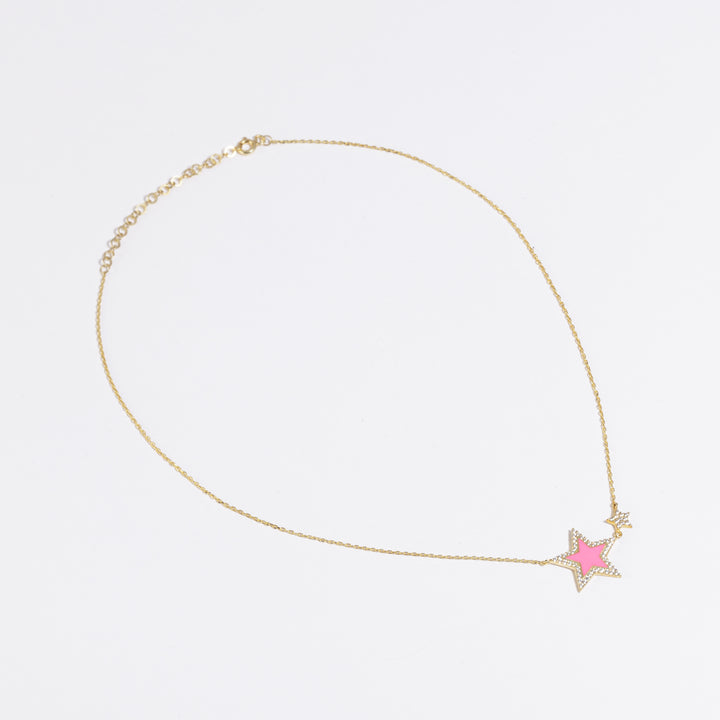 Antalya Enamel Star Necklace