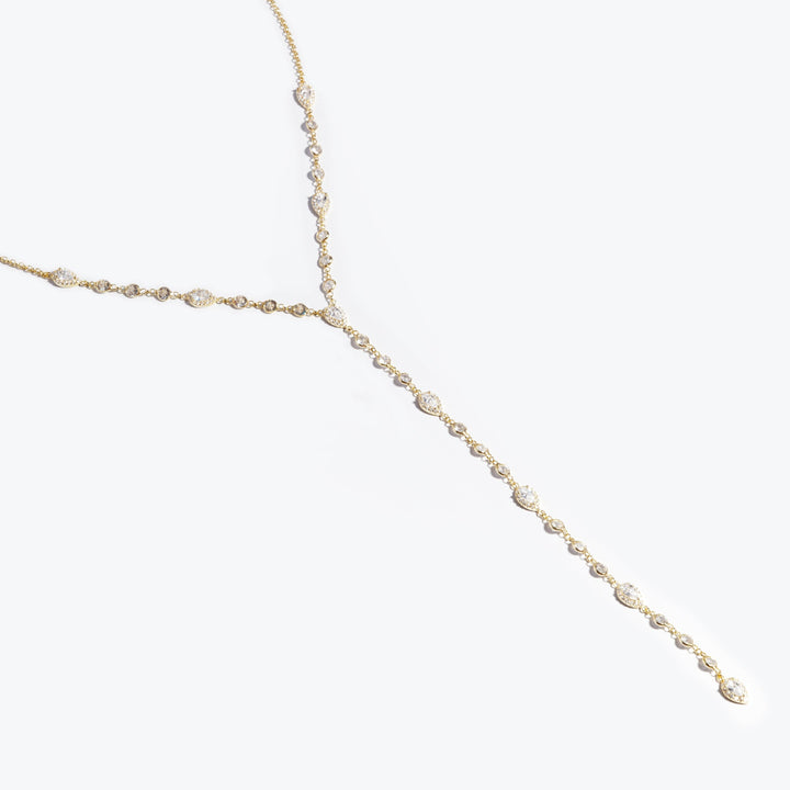 Petra Diamond Lariat Necklace