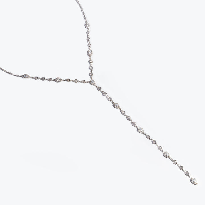 Petra Diamond Lariat Necklace