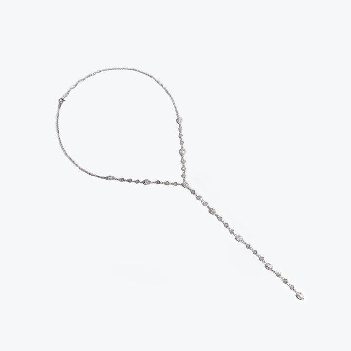 Petra Diamond Lariat Necklace