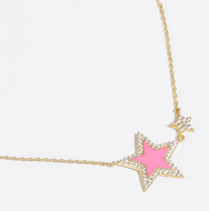 Antalya Enamel Star Necklace