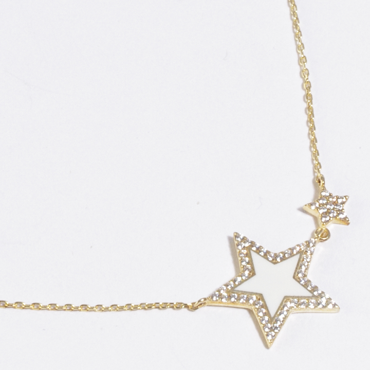 Antalya Enamel Star Necklace