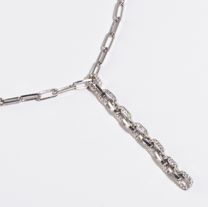 Manila Chain Lariat Necklace